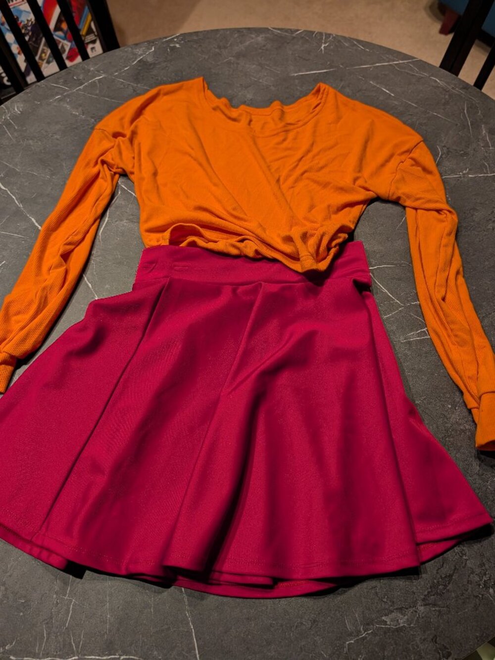 Halloween Outfit (Size Small) - Velma Scooby Doo